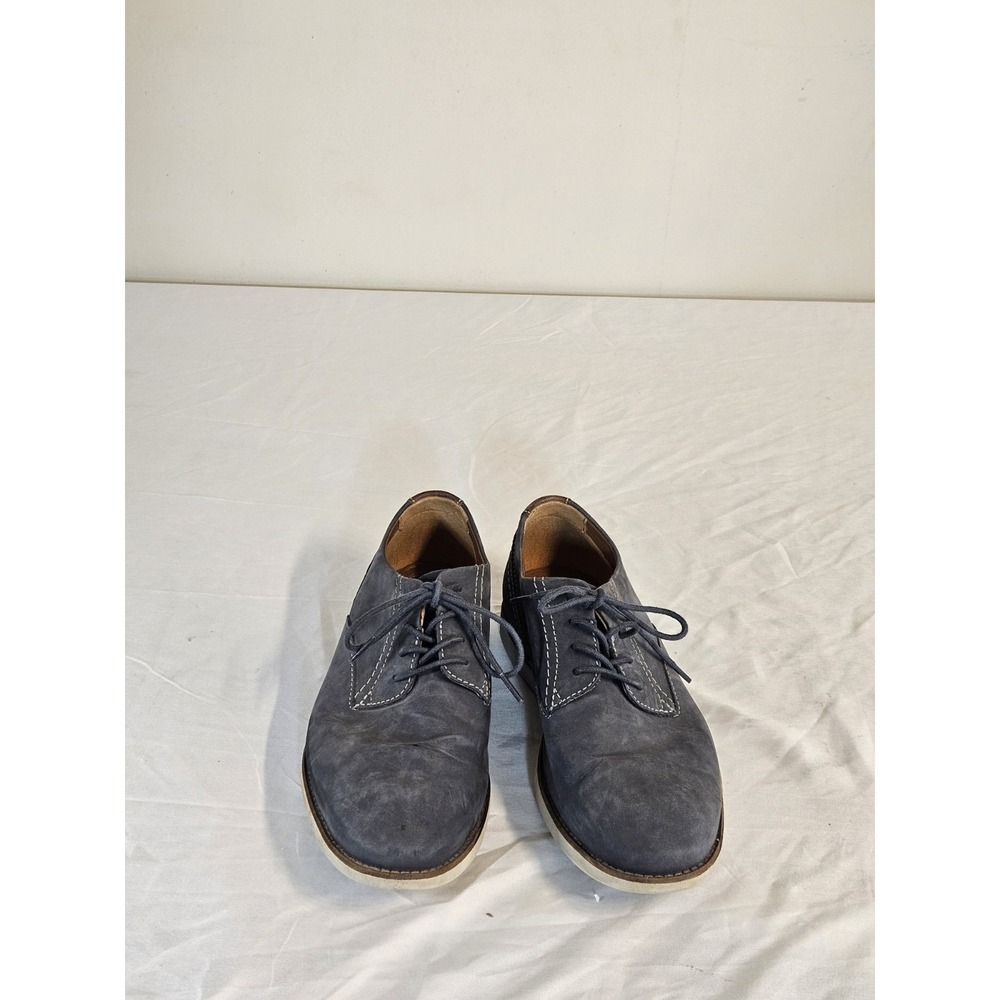 Clarks 1825 Collection Men Navy Blue Nubuck Leather Oxford Shoes Size 9 26114853